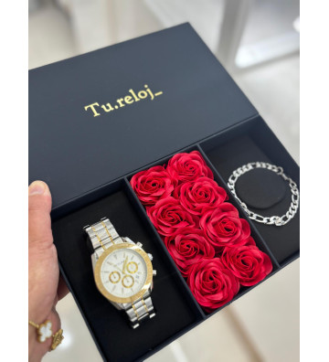 PACK NEGRO FLORES DE HOMBRE