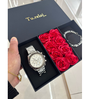 PACK NEGRO FLORES DE HOMBRE