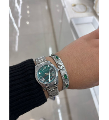 RELOJ  ACERO INOX  PLATA