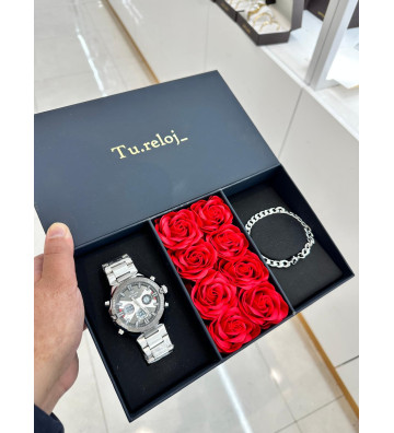 PACK NEGRO FLORES DE HOMBRE...