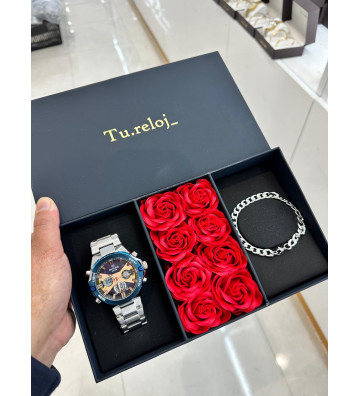 PACK NEGRO FLORES DE HOMBRE...