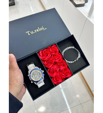 PACK NEGRO FLORES DE HOMBRE...