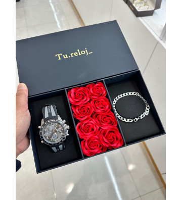 PACK NEGRO FLORES DE HOMBRE...