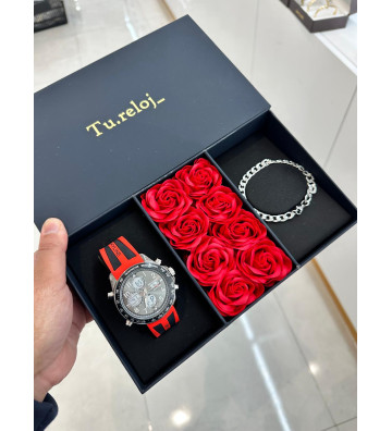 PACK NEGRO FLORES DE HOMBRE...