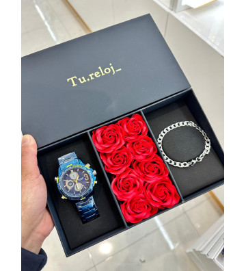 PACK NEGRO FLORES DE HOMBRE...