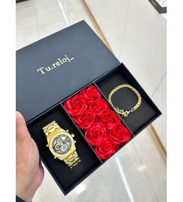 PACK NEGRO FLORES DE HOMBRE...