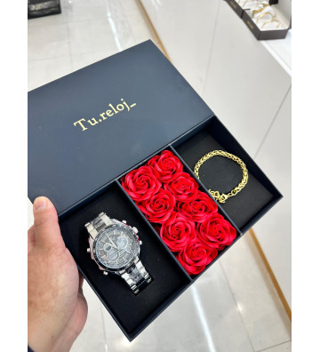 PACK NEGRO FLORES DE HOMBRE...