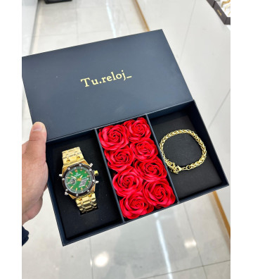 PACK NEGRO FLORES DE HOMBRE...